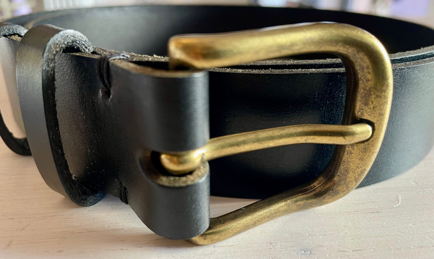 Leather Belt - Black