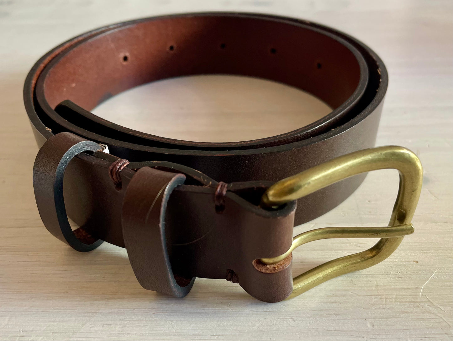 Leather Belt - Brown
