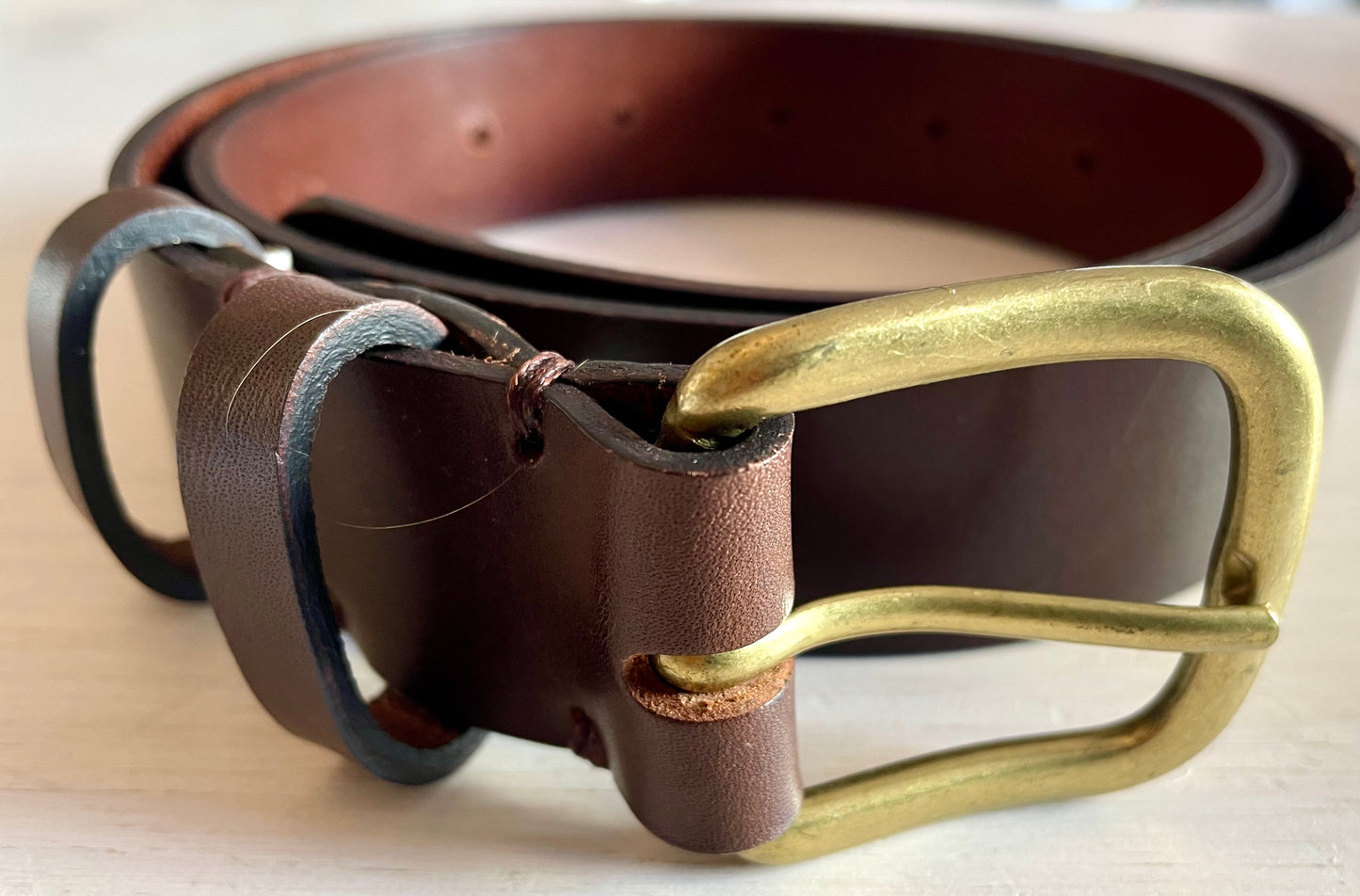 Leather Belt - Brown