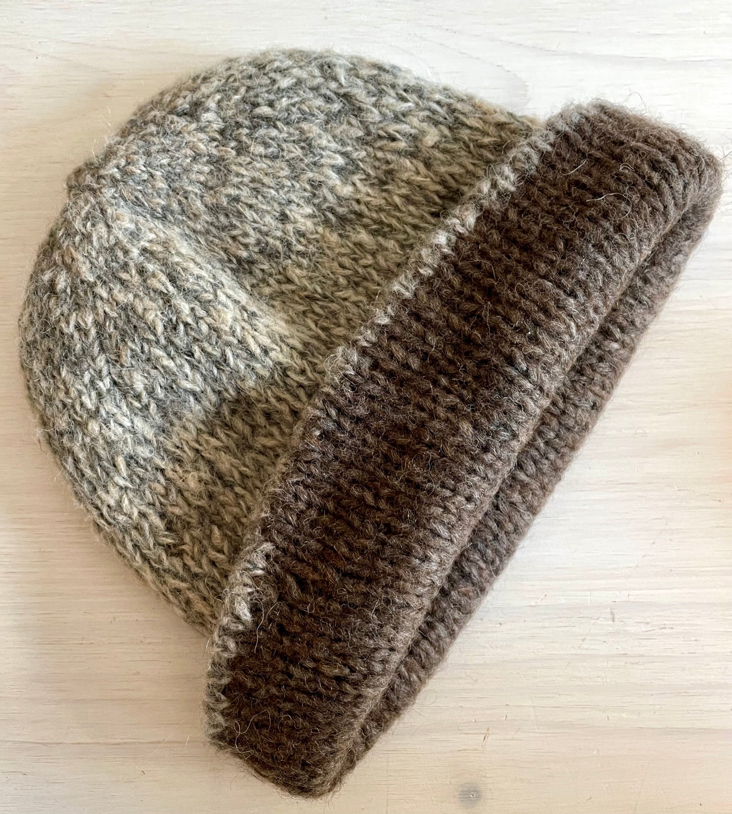 Hand Knitted Beanie.