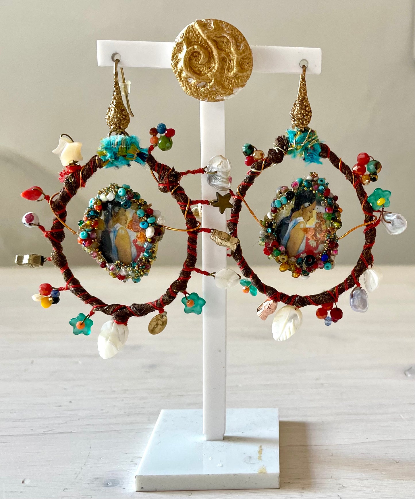 Big Circle Earrings - Artistic Jewelry