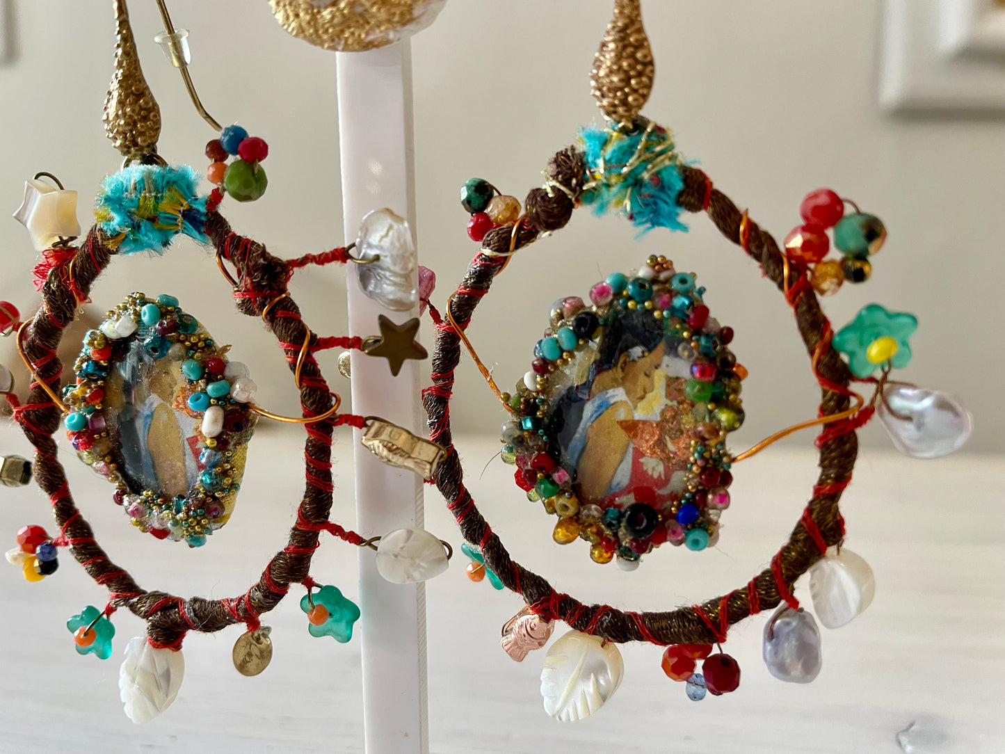 Big Circle Earrings - Artistic Jewelry