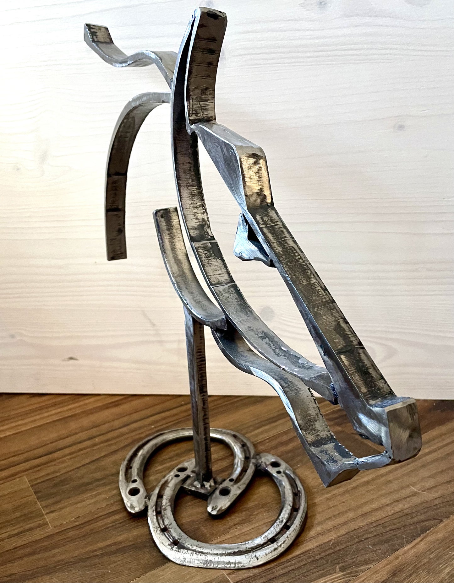 Horse Sculpture made of Recycled Iron