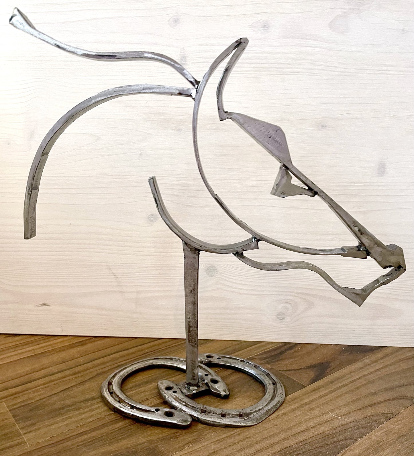Horse Sculpture made of Recycled Iron